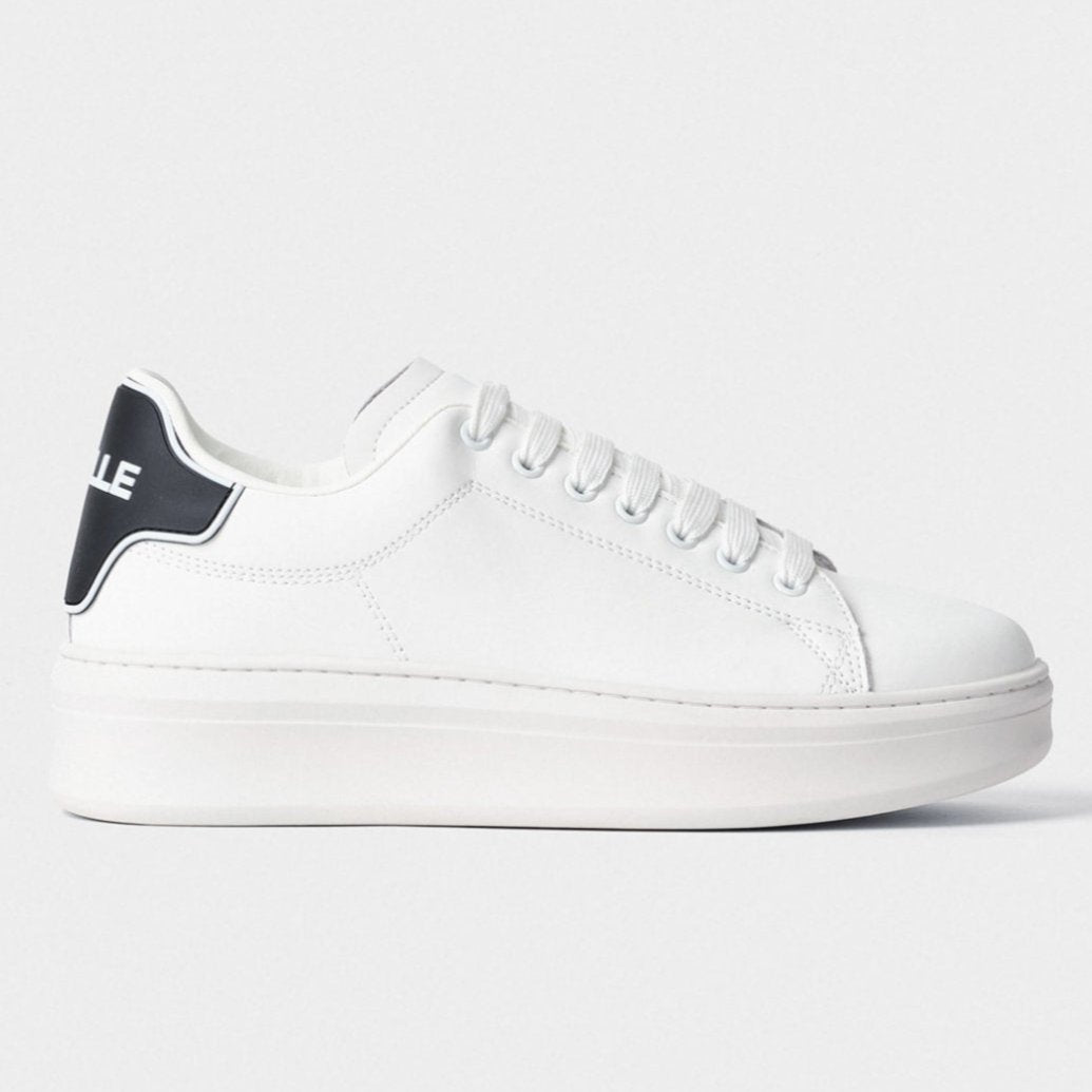 SCARPE GAELLE PARIS ADDICT IN ACTION LEATHER BIANCO