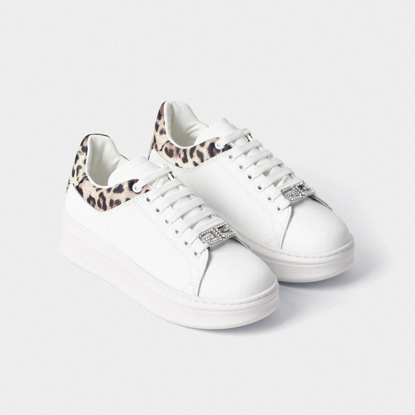SCARPE GAELLE PARIS ADDICT IN ACTION LEATHER MACULATO BEIGE