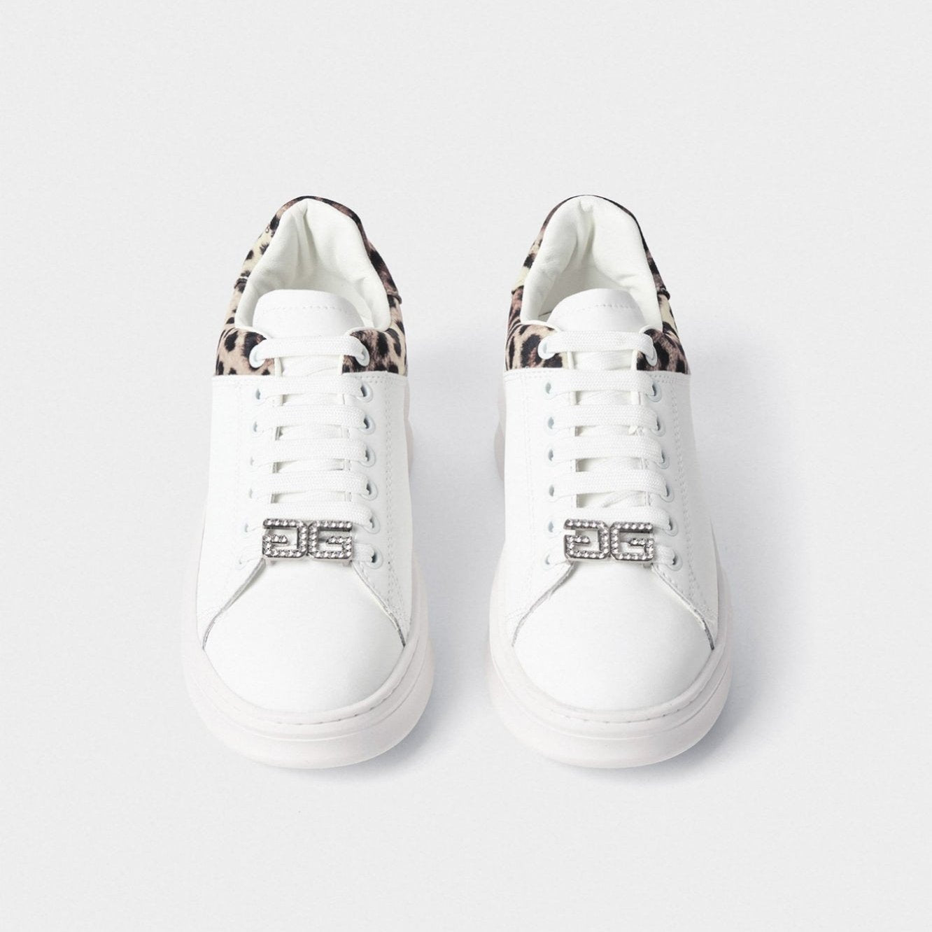 SCARPE GAELLE PARIS ADDICT IN ACTION LEATHER MACULATO BEIGE