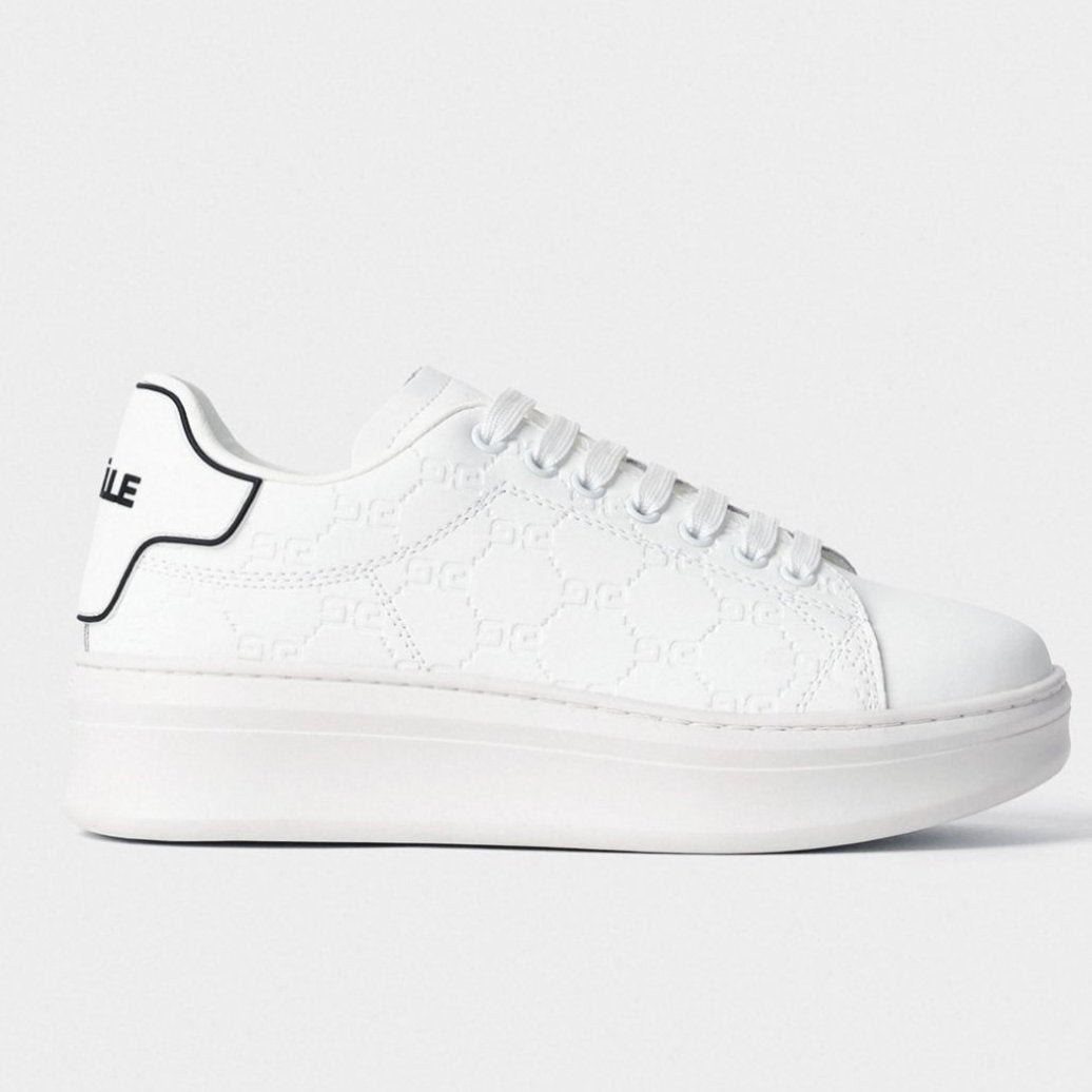 SCARPE GAELLE PARIS ADDICT IN ACTION LEATHER BIANCO