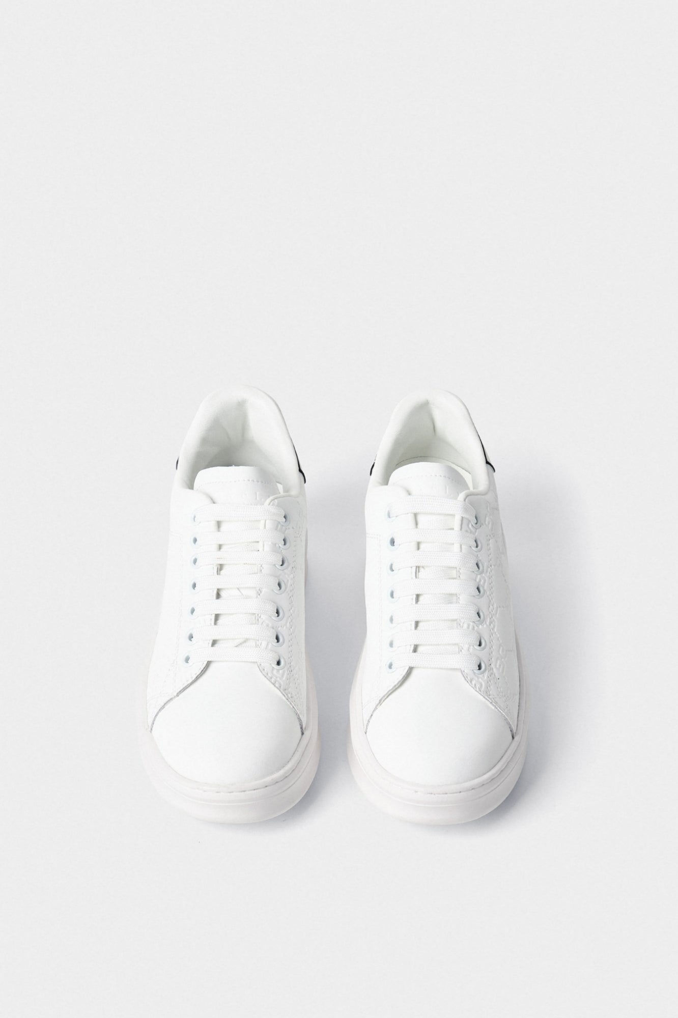 SCARPE GAELLE PARIS ADDICT IN ACTION LEATHER BIANCO