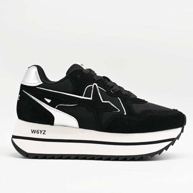 SCARPE WIZZ JUST SAY WIZZ DEVA-W. BLACK SILVER