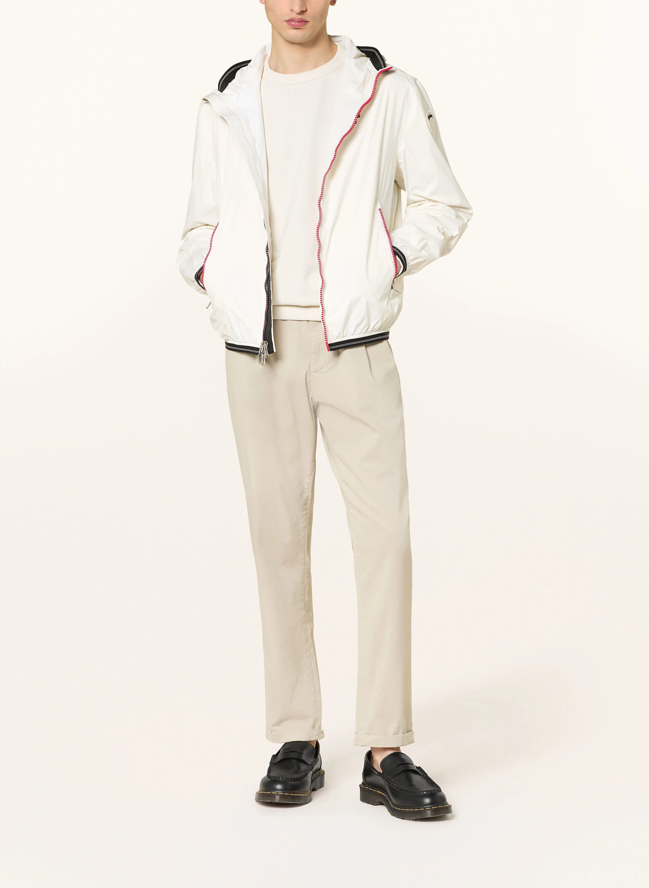 GIUBBINO BLAUER DODGE CON CAPPUCCIO ZIP IN CONTRASTO