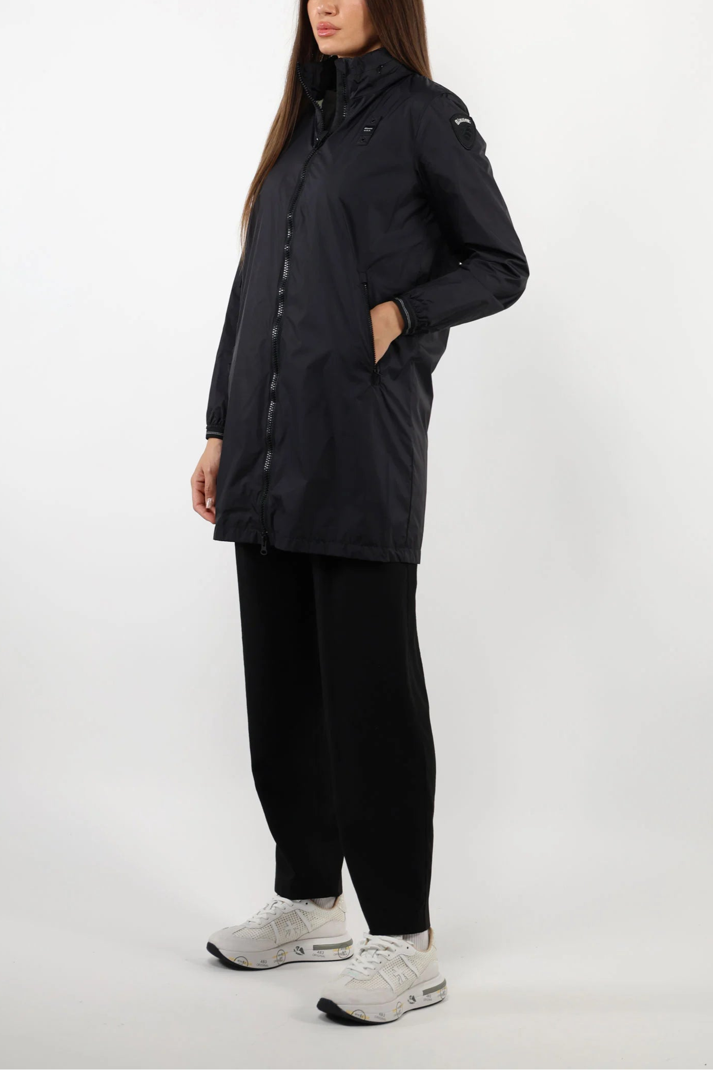 GIUBBINO BLAUER IMPERMEABILE TRENCH FODERATO