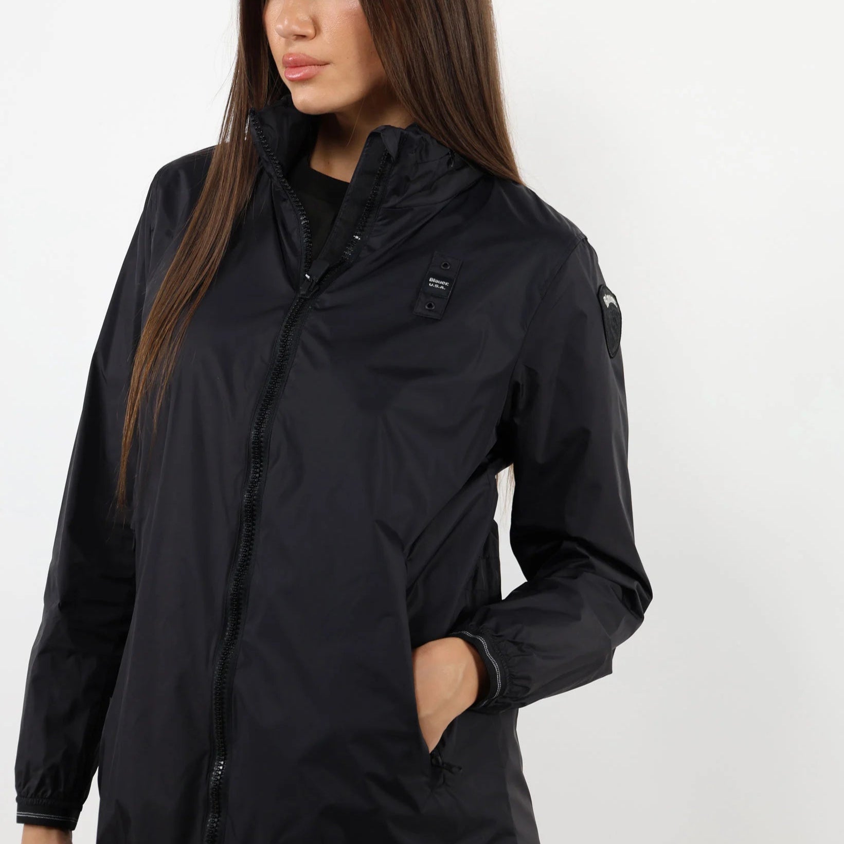 GIUBBINO BLAUER IMPERMEABILE TRENCH FODERATO