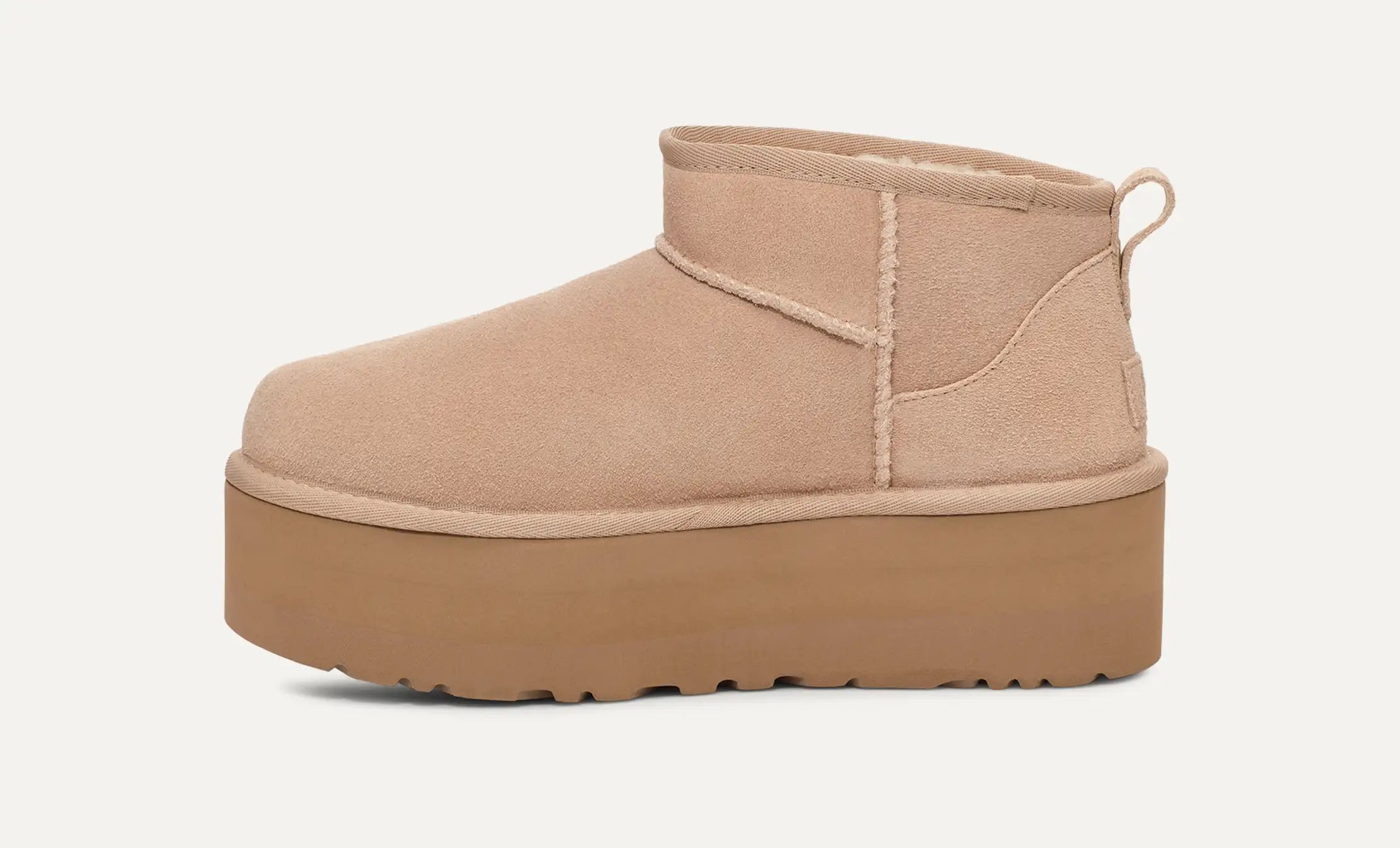 STIVALI UGG CLASSIC ULTRA MINI PLATFORM SAND