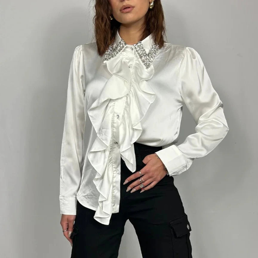 CAMICIA SEM BUONANDONNA COLLETTO SWAROVSKI VOULAN