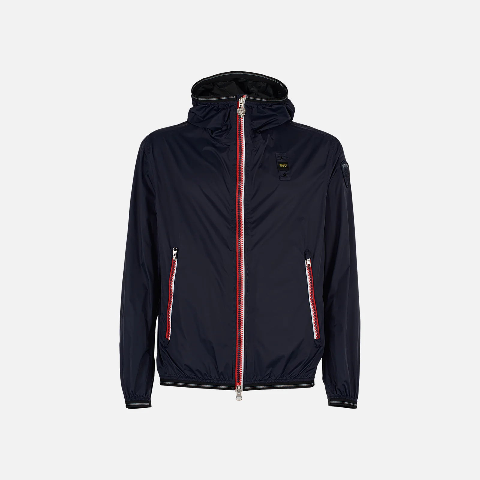 GIUBBINO BLAUER DODGE CON CAPPUCCIO ZIP IN CONTRASTO