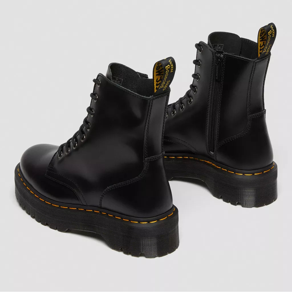 ANFIBIO DR MARTENS JADON PLATFORM POLISHED PELLE SMOOTH