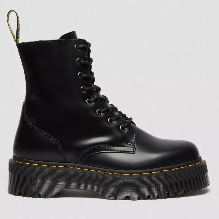 ANFIBIO DR. MARTENS JADON PLATFORM QUAD 8FORI NERO