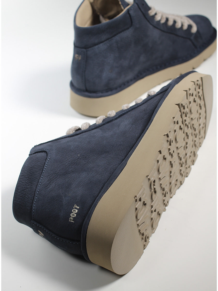 SCARPE PANCHIC POLACCHINO P007 SUEDE SENZA PELO COBALT