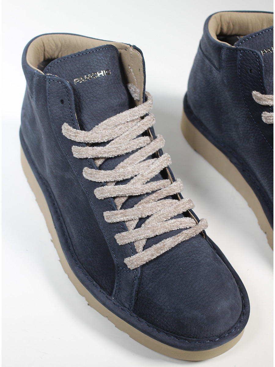 SCARPE PANCHIC POLACCHINO P007 SUEDE SENZA PELO COBALT