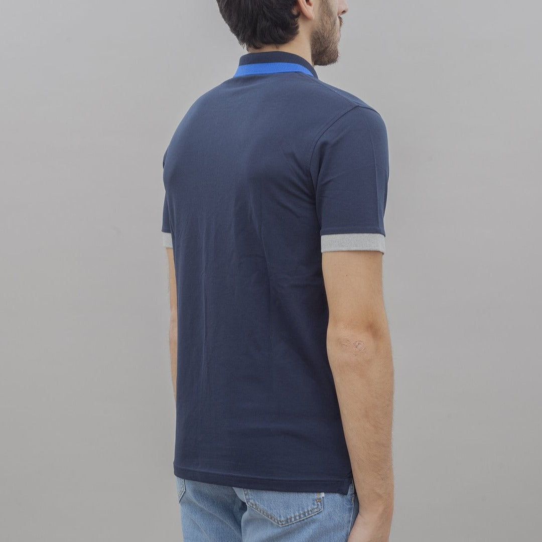 POLO SUN68 BIG STRIPES ON COLLAR