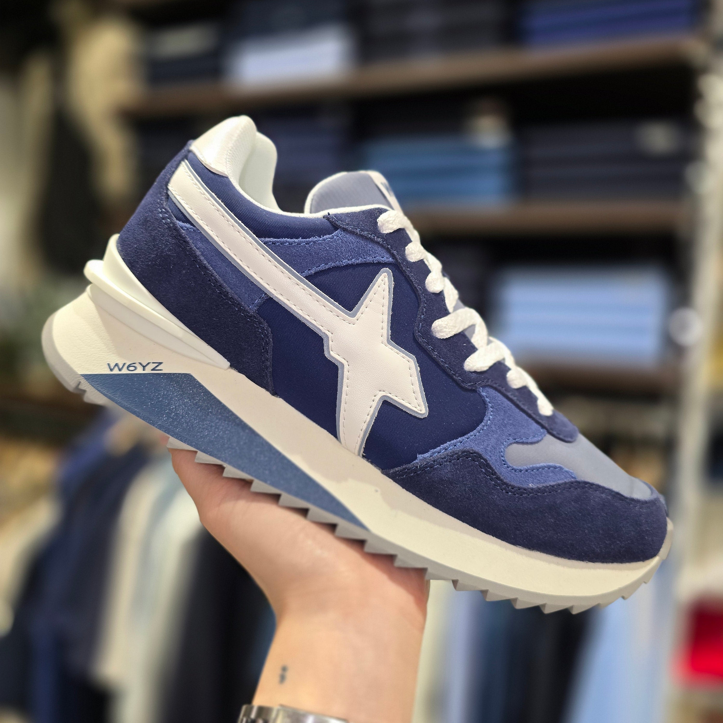 SCARPE WIZZ W6YZ YAK M BLU DUST WHITE