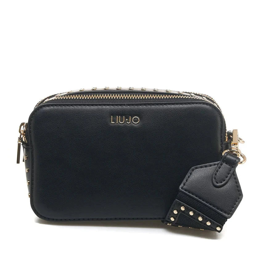 BORSA LIUJO S CAMERA CASE MONOCROMO STUDS
