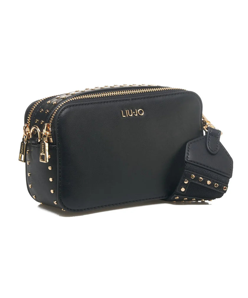 BORSA LIUJO S CAMERA CASE MONOCROMO STUDS