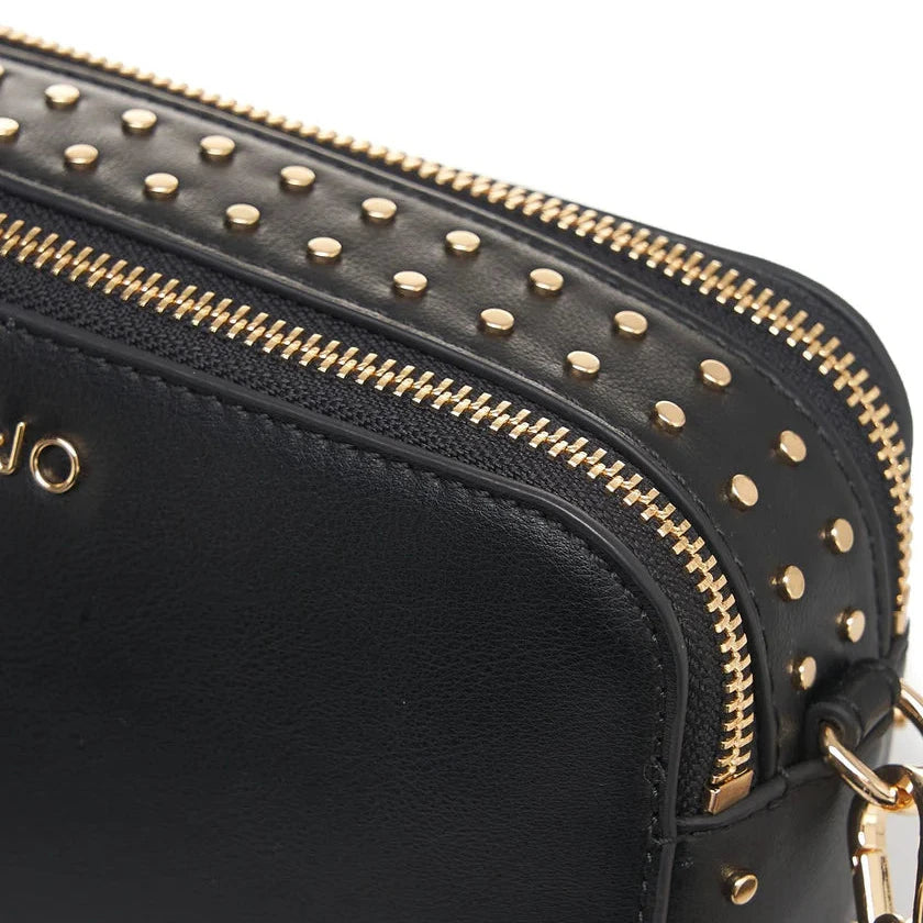 BORSA LIUJO S CAMERA CASE MONOCROMO STUDS
