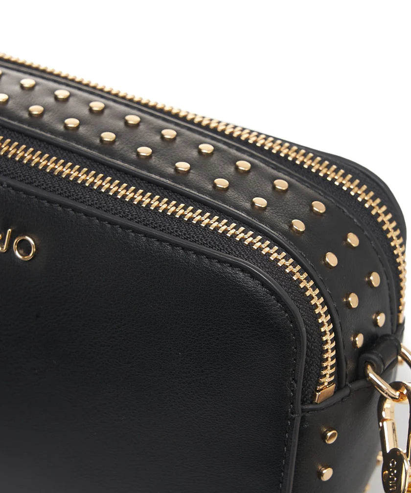 BORSA LIUJO S CAMERA CASE MONOCROMO STUDS
