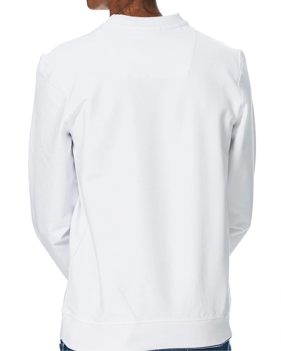 FELPA AERONAUTICA MILITARE GIROCOLLO CON LOGO FLOCK