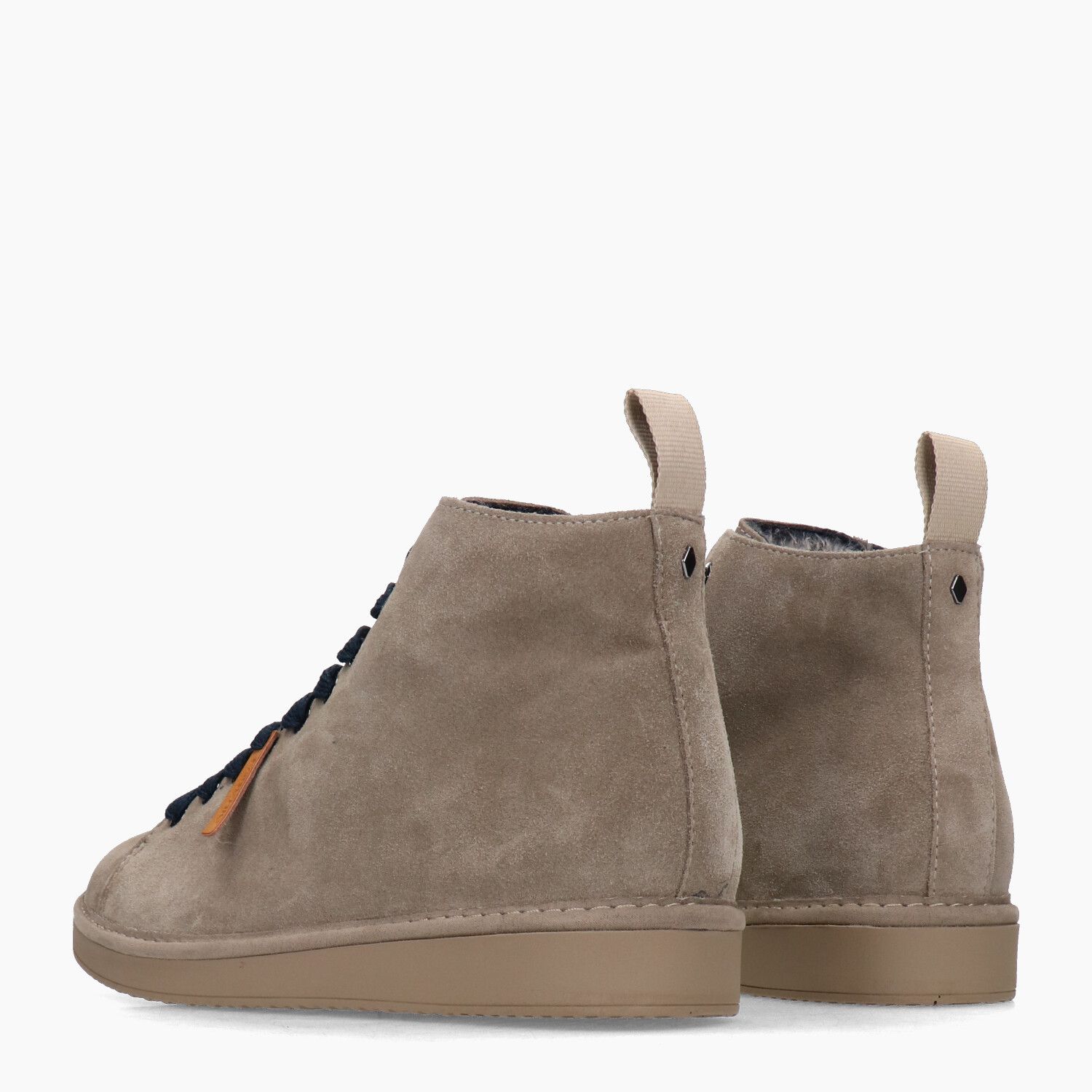POLACCHINO PANCHIC SUEDE INT. FUR WALNUT L. COBALTO