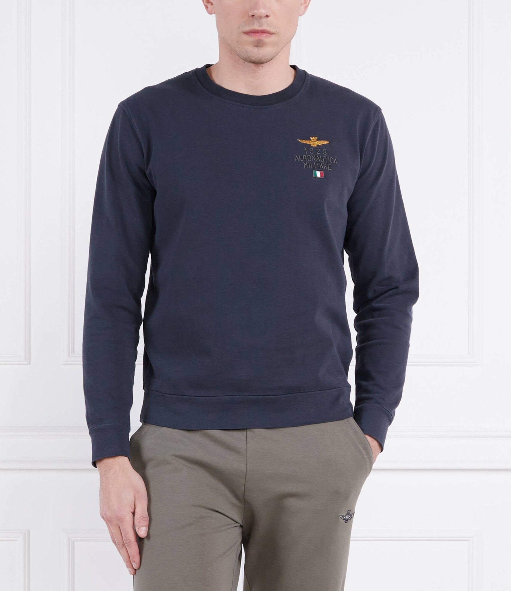 FELPA AERONAUTICA MILITARE GIROCOLLO LEGGERA