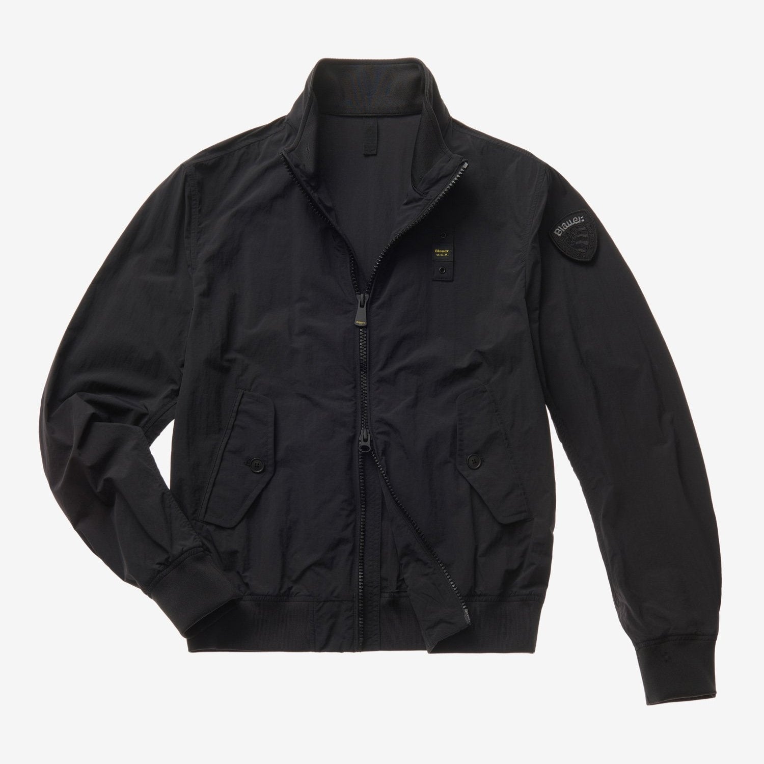 GIUBBINO BLAUER ALWIN SFODERATO CREPE COLLO IN PIEDI