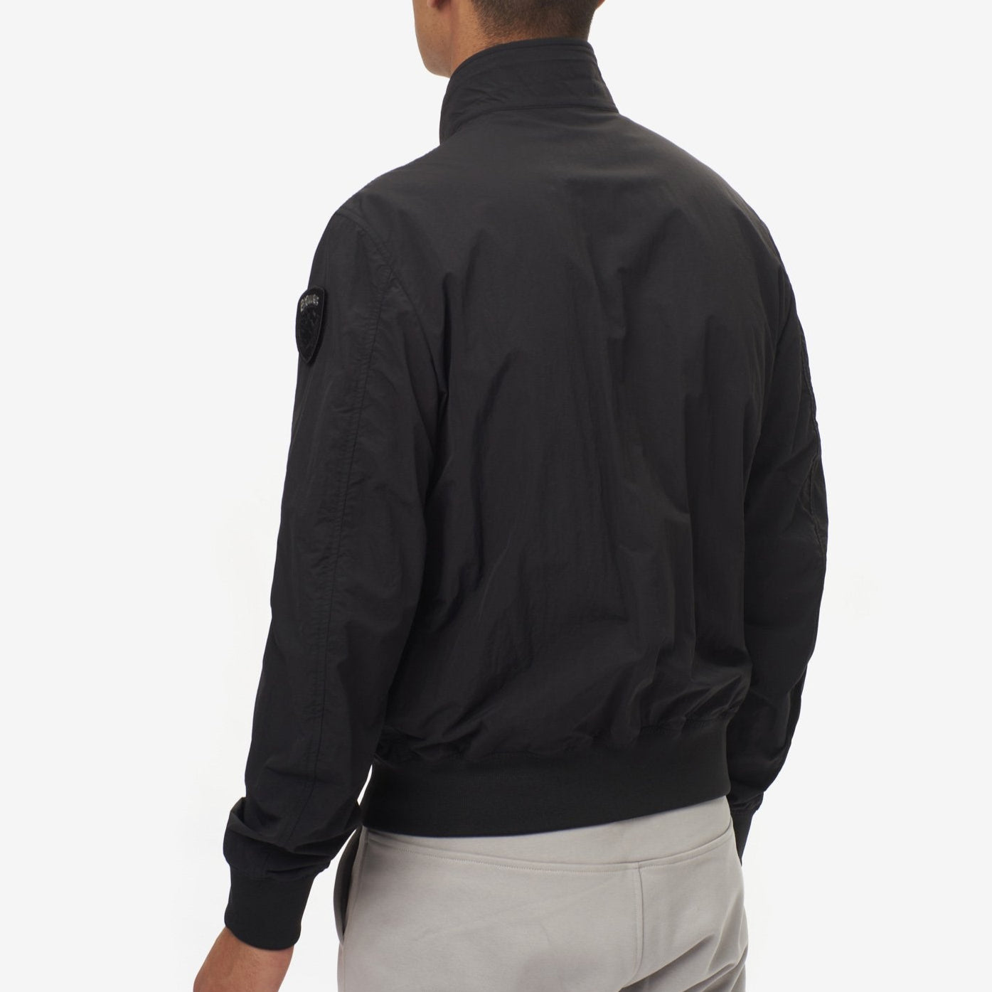 GIUBBINO BLAUER ALWIN SFODERATO CREPE COLLO IN PIEDI