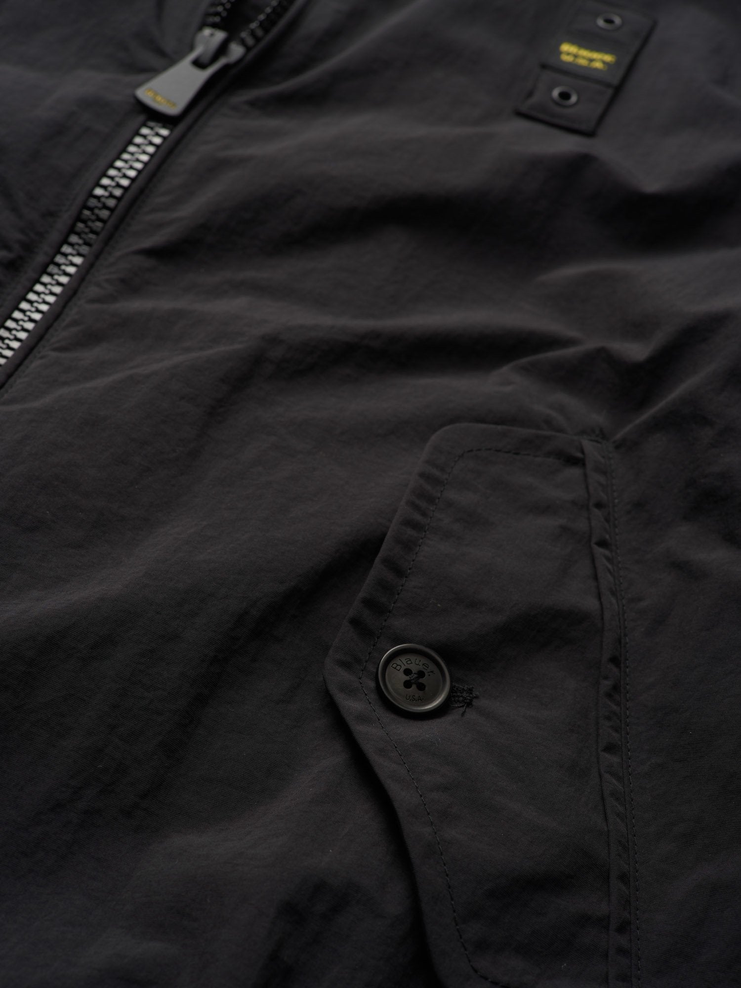 GIUBBINO BLAUER ALWIN SFODERATO CREPE COLLO IN PIEDI