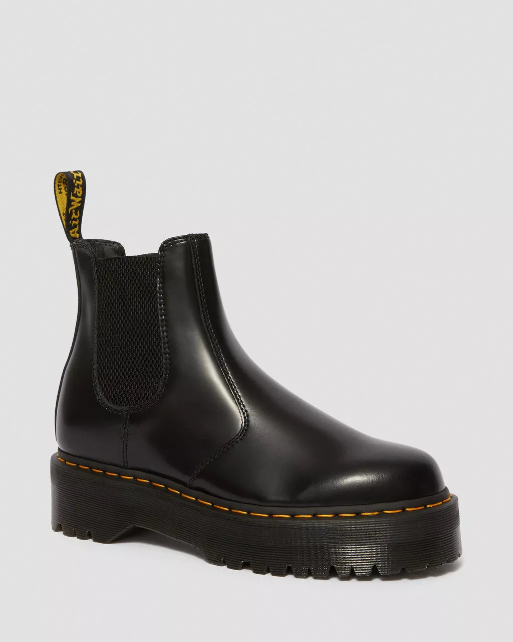 STIVALE DR MARTENS CHELSEA PLATFORM QUAD 2976 PELLE SMOOTH