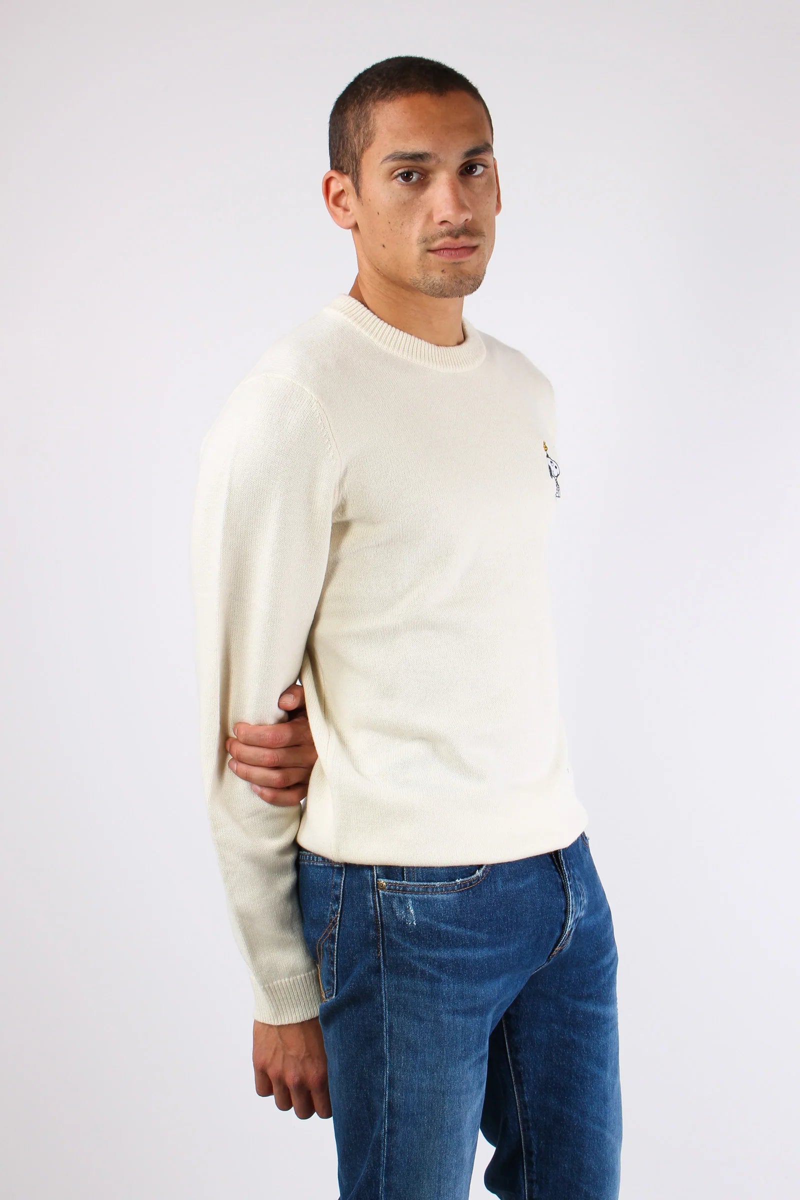 MAGLIONE SUN68 X PEANUTS GIROCOLLO SNOOPY