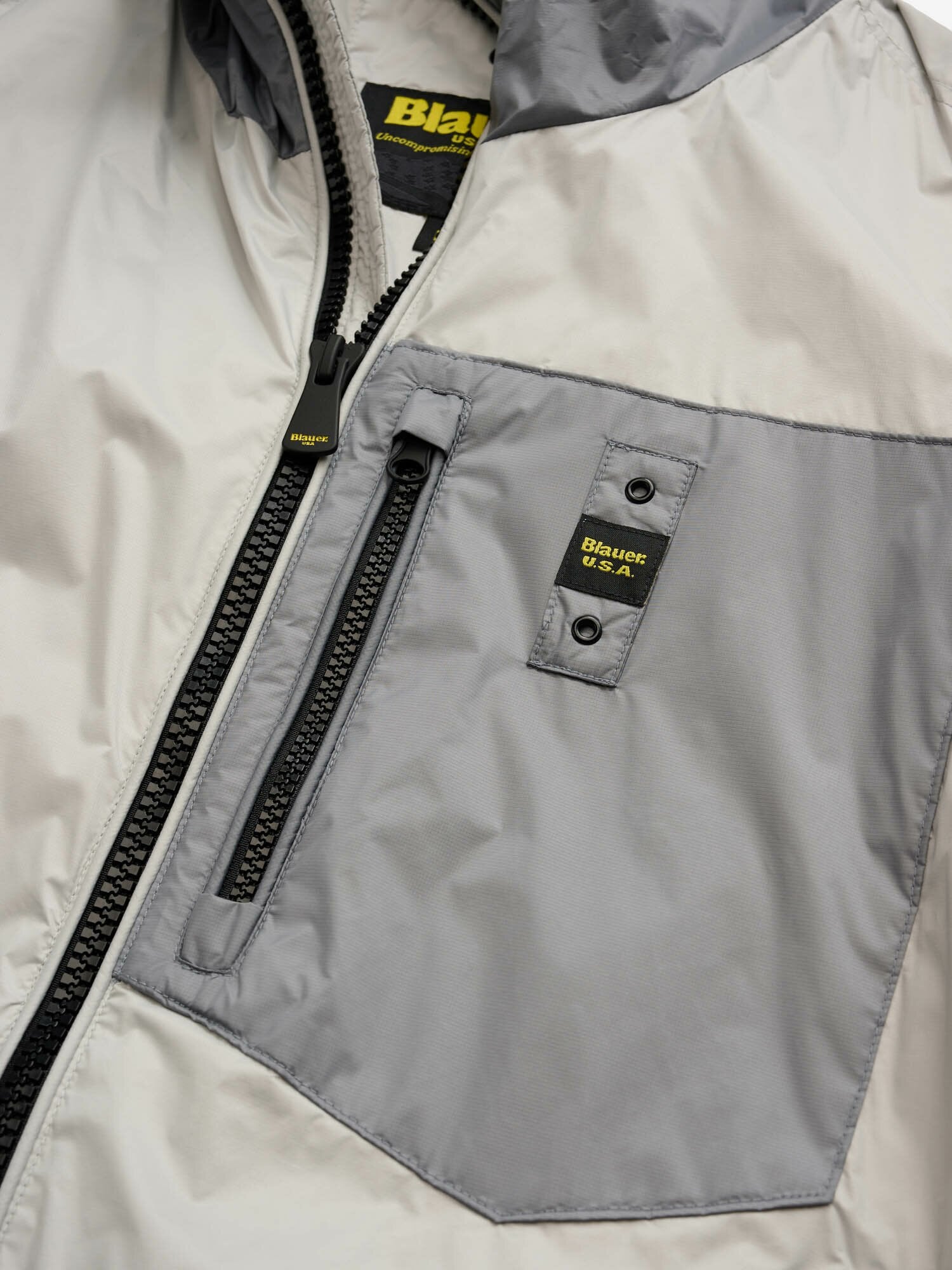 GIUBBINO BLAUER BRAY SFODERATO BICOLOR IN NYLON