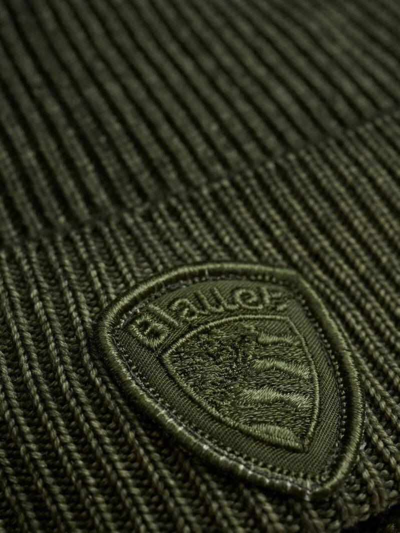 CAPPELLO BLAUER OLIVER BERRETTO LOGO SCUDETTO