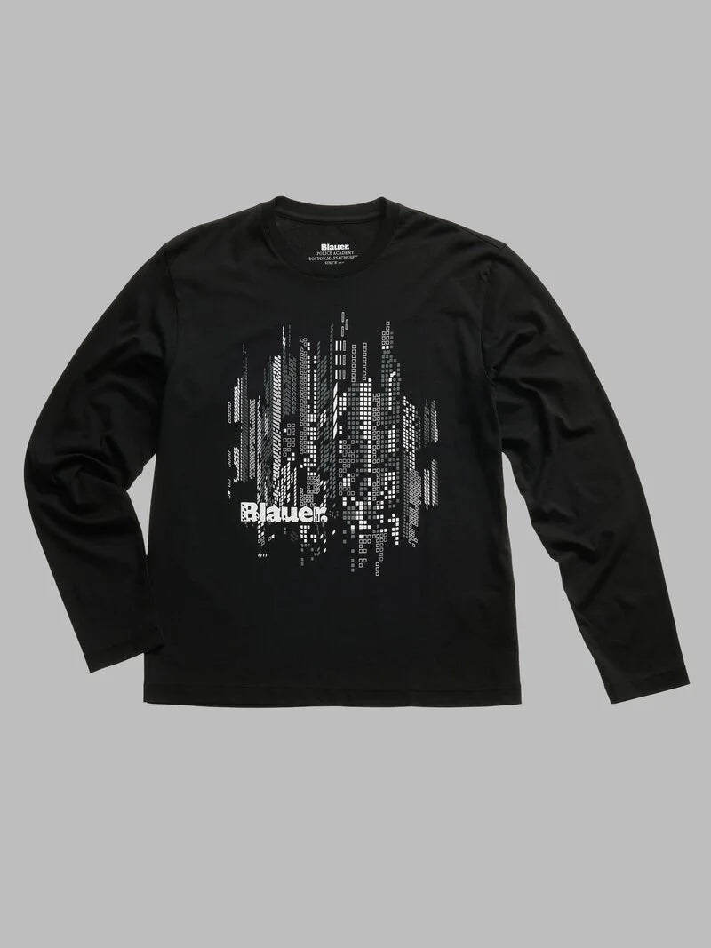TSHIRT BLAUER SEATTLE MANICA CORTA GIROCOLLO