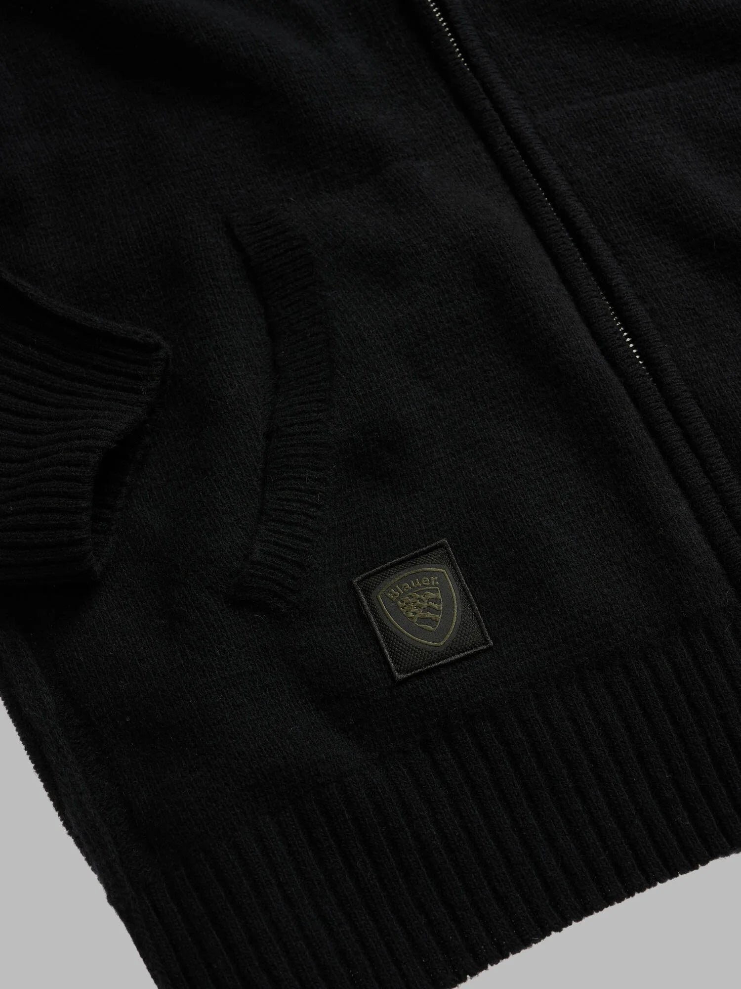 MAGLIA ZIP BLAUER CARDIGAN ROWLEY IN MAGLIA