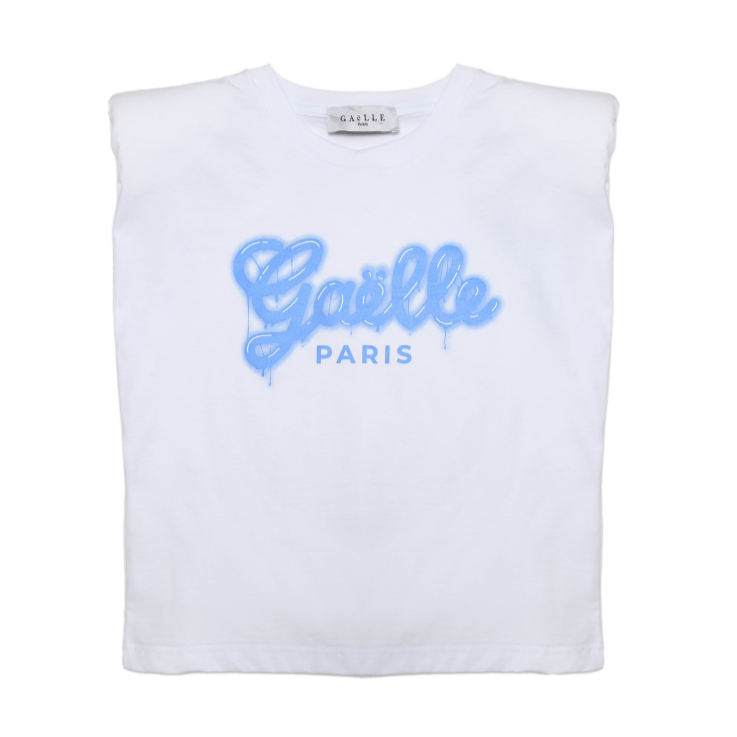 SHIRT CANOTTA GAELLE PARIS LOGO 70'