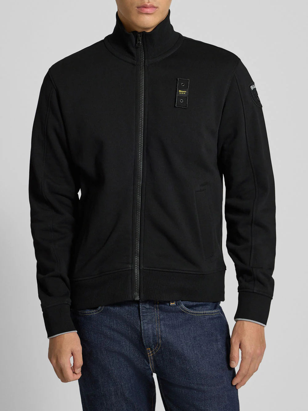 FELPA BLAUER CITY FELPATA COLLO IN PIEDI