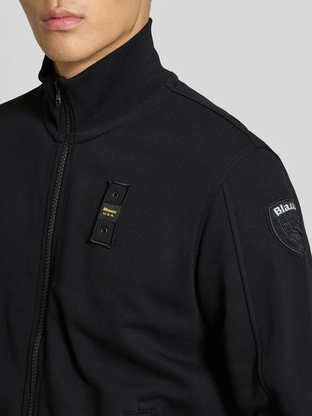 FELPA BLAUER CITY FELPATA COLLO IN PIEDI