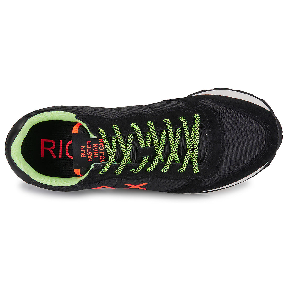 SCARPE SUN68 TOM FLUO NERO
