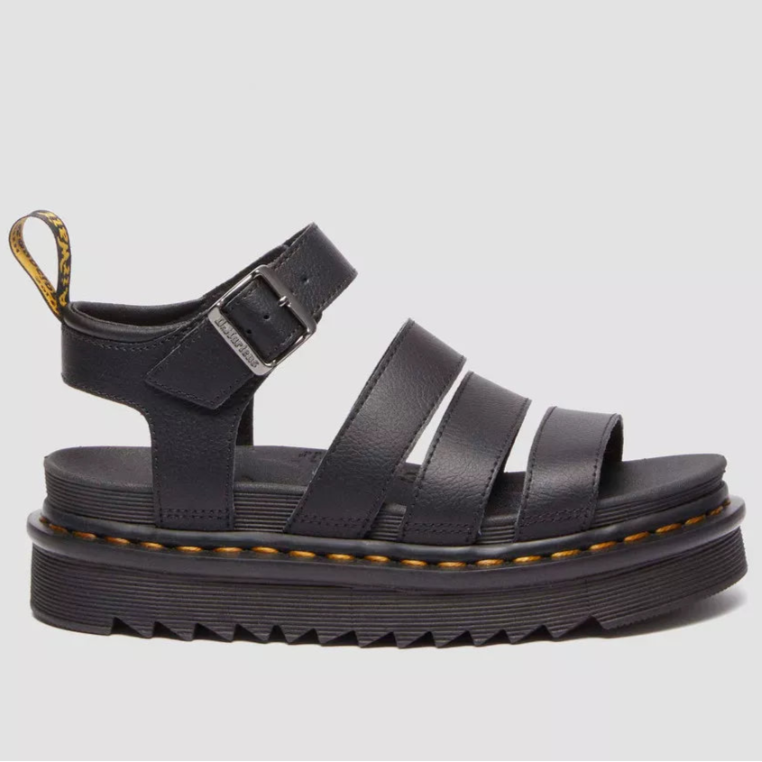 SANDALO DR MARTENS BLAIRE IN PELLE ATHENA CON CINTURINO