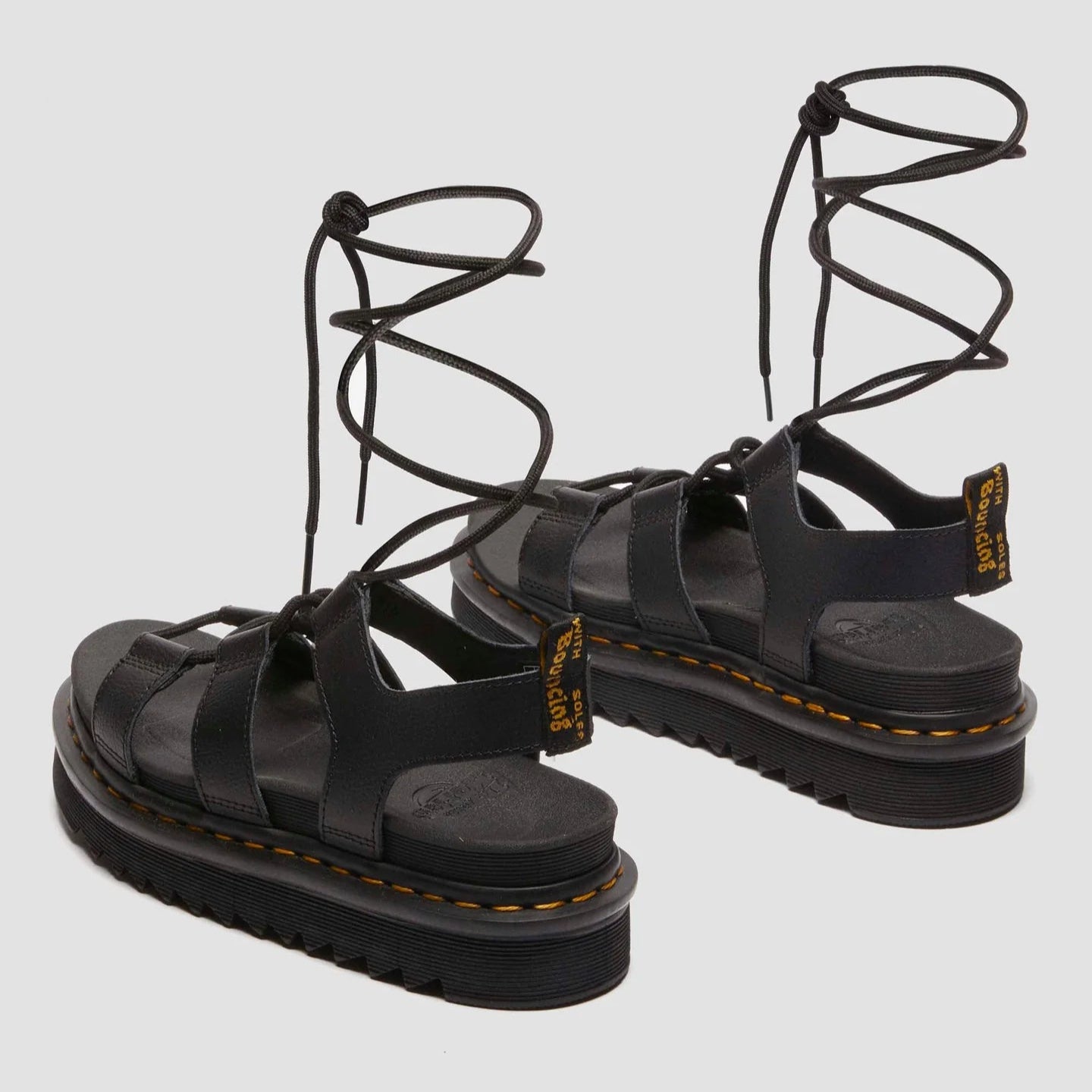 SANDALO DR MARTENS NARTILLA PELLEHYDRO LACCI STILE GLADIATOR