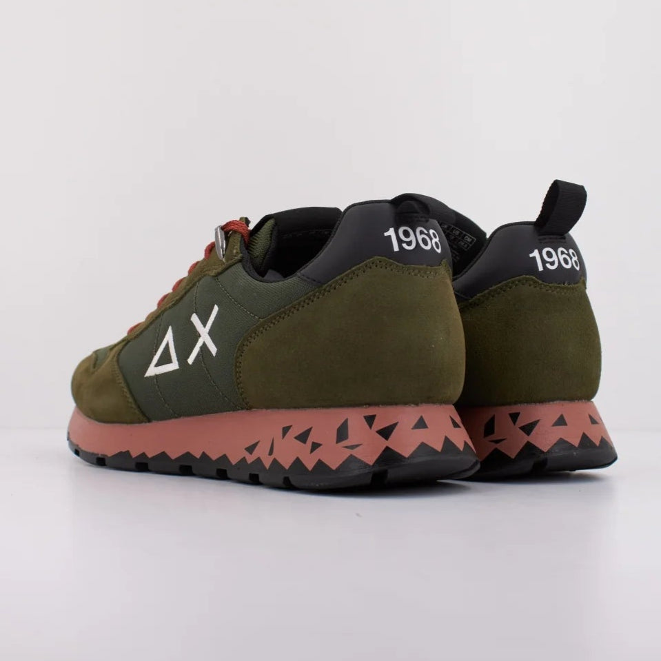 SCARPE SUN68 TOM SNAKE MILITARE SCURO