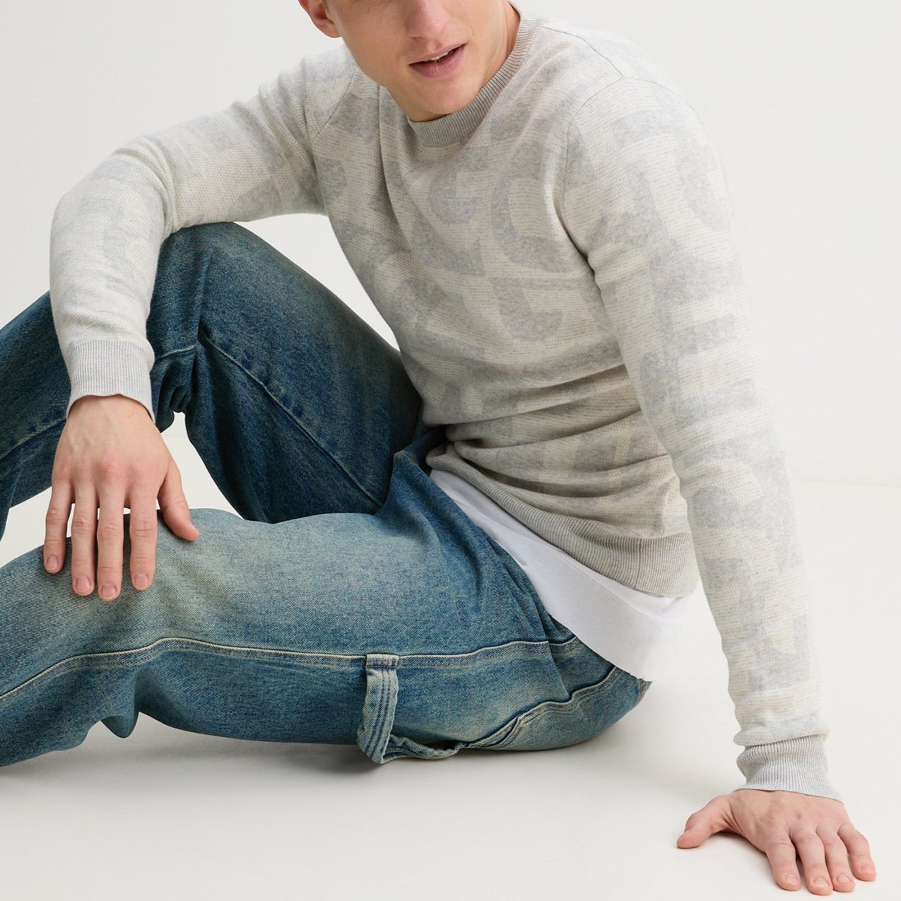 MAGLIA GUESS DENNY ALLOVER LOGO