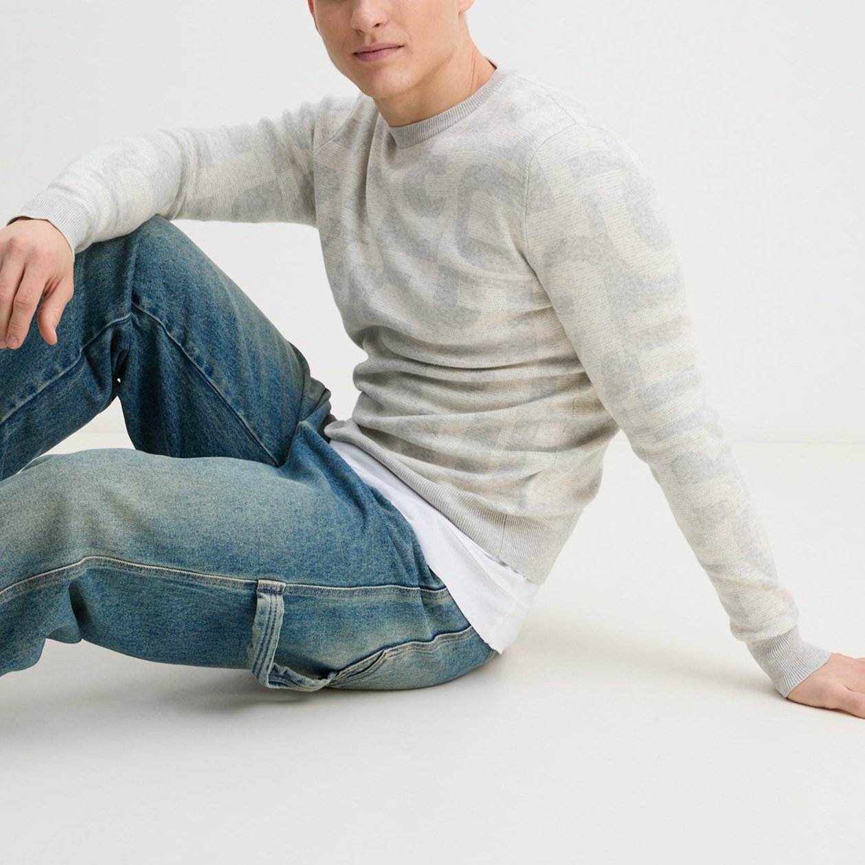 MAGLIA GUESS DENNY ALLOVER LOGO