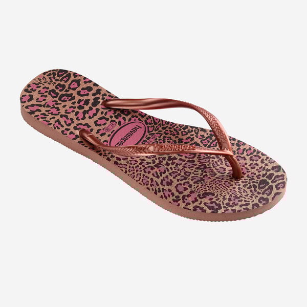 INFRADITO HAVAIANAS SLIM ANIMAL ROSE GOLD CAFE