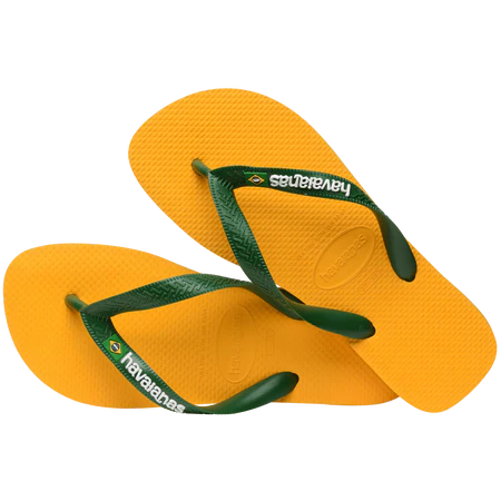 INFRADITO HAVAIANAS BRASIL LOGO POP YELLOW