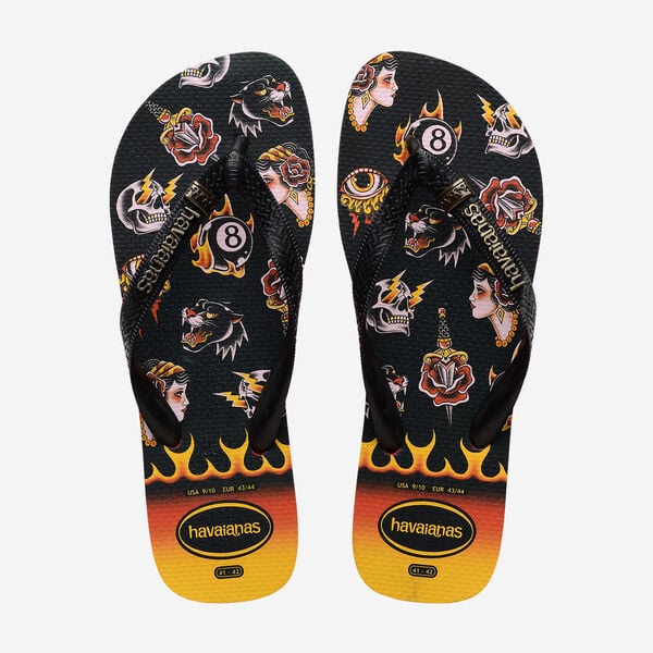INFRADITO HAVAIANAS TOP TRIBO BLACK BLACK