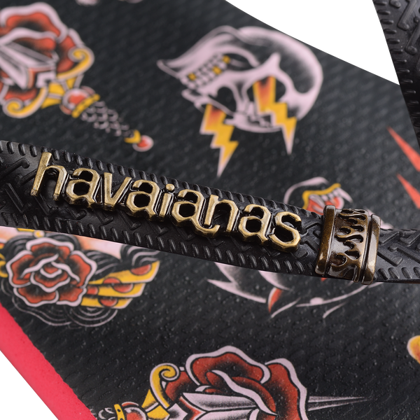 INFRADITO HAVAIANAS TOP TRIBO BLACK BLACK