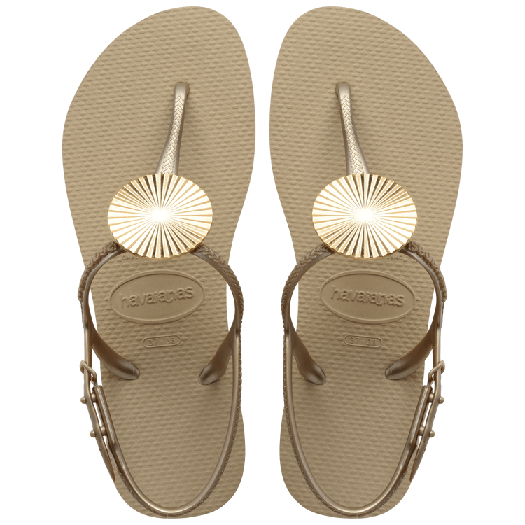 INFRADITO HAVAIANAS METALTWIST SAND GREY