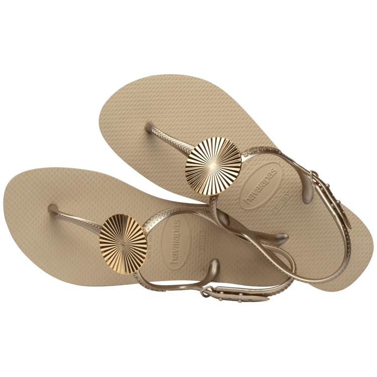 INFRADITO HAVAIANAS METALTWIST SAND GREY