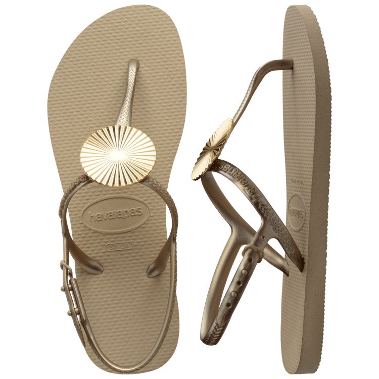INFRADITO HAVAIANAS METALTWIST SAND GREY